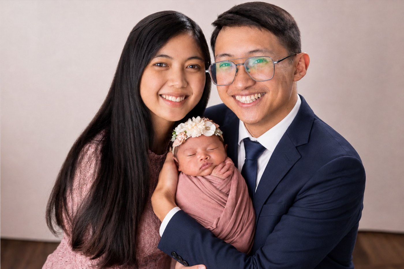 Pastor CJ Bermillo, his wife Arielle Bermillo, and Baby Zara Bermillo